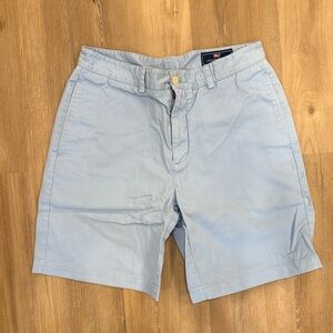 Vineyard Vines Flat Front Blue Shorts for Casual Comfort